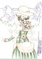 Steam Punk Woman Hermit